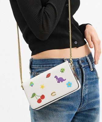 ＜COACH＞ミラ　クロスボディ　バッグ・ステッカー　プリント